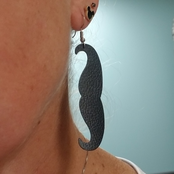 A Touch of Sam Jewelry - Hand crafted Mustache earrings!